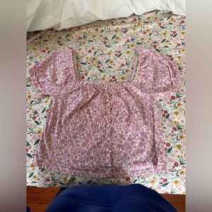 ae puff-sleeve shirt